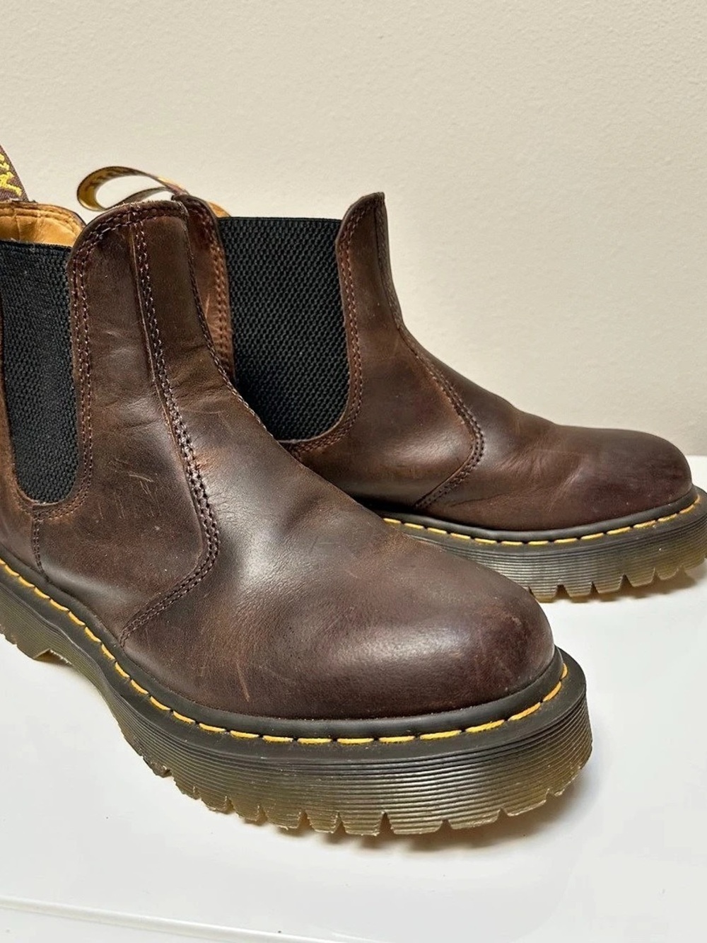 Dr. Martens 2976 Bex Smooth Leather Chelsea Boot Chelsea Boots Brown US 8/ EU 41